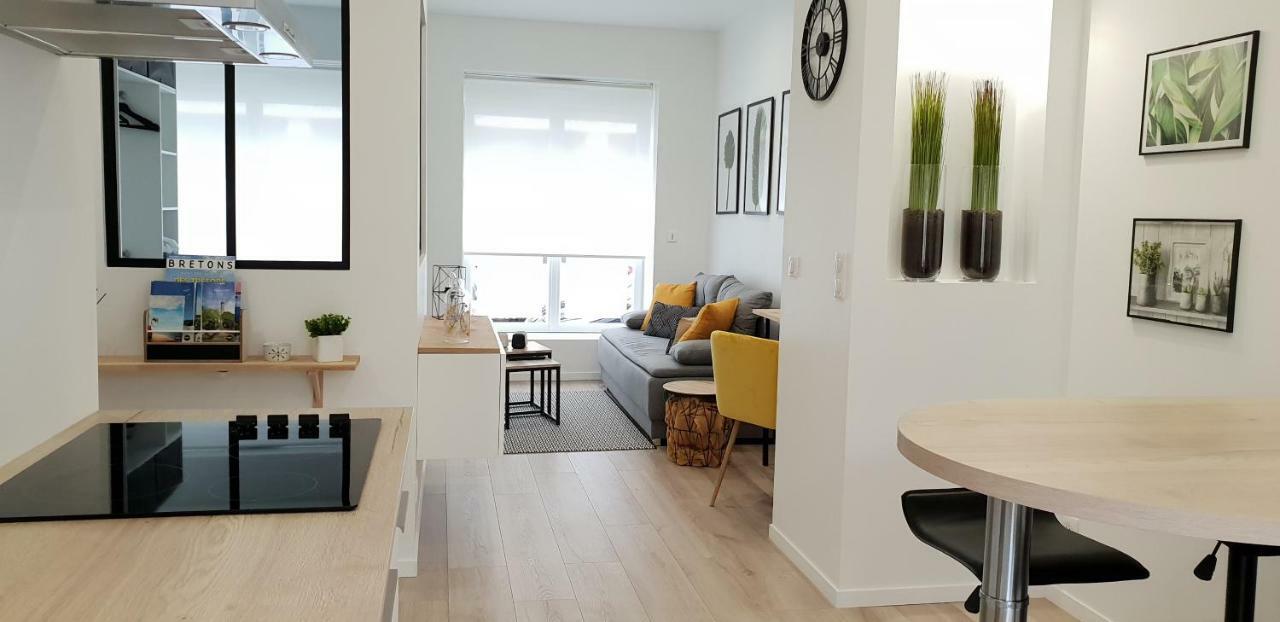 Le P'Tit Atelier, Terrasse Privative Lägenhet Lorient Exteriör bild